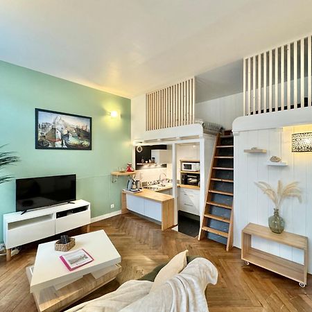 Le Noir Bois Et Blanc - Studio - Wifi - Centre Ville - Entree Autonome Кимпер Екстериор снимка